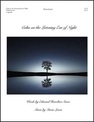 Calm on the Listening Ear of Night SATB choral sheet music cover Thumbnail